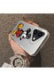 For iPhone 16 Plus Compatible Silicone Edge Hard Back Case Mickey Pattern Couple Phone Cover - 4