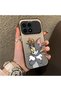 Poco F8 Pro 5g Compatible Silicone Edge Hard Back Case with Mouse Pattern Couple Phone Case - 3