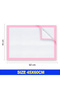 Disposable Baby Changing Mats – Pack of 100 | 33 × 45 cm (30 Pcs Blue + 30 Pcs White) & 45 × 60 cm (10 Pcs Each Pink, White, Green & Blue) | Assorted Colours - 6