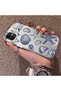 iPhone 12 Mini Compatible Silicone Edge Hard Back Case Shell Patterned Couple Phone Case - 2