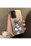 Samsung Galaxy A26 Compatible Silicone Edge Hard Back Case Mouse Patterned Couple Phone Case - 3