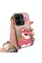 Realme C55 Compatible Silicone Edge Hard Back Case Lotso Patterned Couple Phone Case