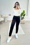 Velvet Trousers with Elastic Cuffs 7K137 - 4