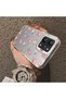 Redmi 12 Compatible Silicone Edge Hard Back Case Floral Pattern Couple Phone Case - 4