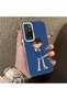 Redmi 10 2022 Compatible Silicone Edge Hard Back Case Konan Patterned Couple Phone Case - 3