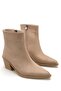 Women's Valore Short Heeled Short Boots - Tan Suede