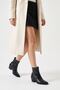 Women's Valore Short Heeled Short Boots - Black-Patent Leather - 2