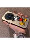 Vivo X200 Pro Compatible Silicone Edge Hard Back Case Mickey Pattern Couple Phone Case - 2