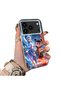 iPhone 17 Pro Compatible Silicone Edge Hard Back Case Nezha Patterned Couple Phone Case