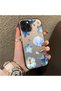 iPhone 13 Pro Compatible Silicone Edge Hard Back Case Sea Star Pattern Phone Case - 3