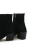 Women's Valore Short Heeled Boots - Black Suede - 5