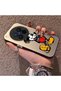 Vivo X300 Pro Compatible Silicone Edge Hard Back Case Mickey Pattern Couple Phone Case - 2
