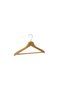 Wooden M002-Çb 38cm Women-Youth Shirt Hanger with Bar, Natural Color 24 Pieces - 2