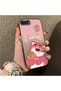 iPhone 8 Plus Compatible Silicone Edge Hard Back Case Lotso Patterned Lovers Couple Phone Case - 3