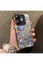 Infinix Hot 40I Compatible Silicone Edge Hard Back Case Shell Patterned Couple Phone Case - 3