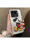Oppo Find X9 Pro 5g Compatible Silicone Edge Hard Back Case Mickey Patterned Couple Phone Case - 3