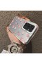 Samsung Galaxy S24 Compatible Silicone Edge Hard Back Case Floral Pattern Couple Phone Case - 4