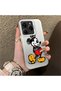 Tecno Spark 20 Pro Compatible Silicone Edge Hard Back Case Mickey Pattern Couple Phone Case - 3