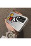 Vivo Y29S Compatible Silicone Edge Hard Back Case Mickey Patterned Couple Phone Case - 4