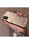 Samsung Galaxy A51 Compatible Silicone Edge Hard Back Case Floral Pattern Couple Phone Case - 2