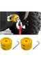 Bittwee Winch Cable Stopper Rubber Hook Saver for ATV UTV, Black