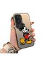 Vivo Y31 5g Compatible Silicone Edge Hard Back Case Mickey Pattern Couple Phone Case