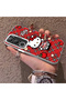 Vivo Y19S Compatible Silicone Edge Hard Back Case Kitty Pattern Loving Couple Phone Case - 2