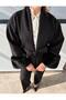 Women's Fur-Collared Shawl Collar Short Tie-Up Coat - 4