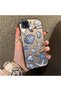 Poco C31 Compatible Silicone Edge Hard Back Case Shell Patterned Couple Phone Case - 3
