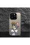 Realme 12 Lite Compatible Silicone Edge Hard Back Case Mouse Pattern Couple Phone Case - 5