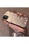 iPhone 11 Compatible Silicone Edge Hard Back Case Floral Pattern Couple Phone Case - 2