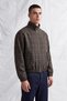 Men's Tika Plaid Pattern Jacket Brown Color - 3