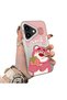 حافظة هاتف من السيليكون متوافقة مع iPhone 17، حافظة خلفية صلبة من السيليكون بنمط Lotso، حافظة هاتف للزوجين