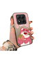 Poco X7 Compatible Silicone Edge Hard Back Case Lotso Patterned Lover Couple Phone Case