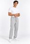 Men's Plain Gray Baggy Sweatpants, Hooded, Winter, Oversize, Comfortable Fit - 2