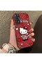 Redmi Note 11S Compatible Silicone Edge Hard Back Case Kitty Pattern Couple Phone Case - 3