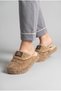 Women's Plush, Glittery, Thick Soled, Soft, Winter House Slippers - 4