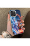 For iPhone 16 Pro Compatible Silicone Edge Hard Back Case Nezha Patterned Couple Phone Case - 3
