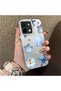 Vivo Y28 Compatible Silicone Edge Hard Back Case Nautical Star Patterned Phone Case - 3