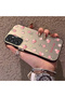 Samsung Galaxy A24 Compatible Silicone Edge Hard Back Case Floral Pattern Couple Phone Case - 2