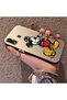 Samsung Galaxy A20 Compatible Silicone Edge Hard Back Case Mickey Patterned Couple Phone Case - 2