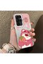 Samsung Galaxy S22 Ultra Compatible Silicone Edge Hard Back Case Lotso Patterned Couple Phone Case - 3