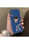 Samsung Galaxy A50 Compatible Silicone Edge Hard Back Case Konan Patterned Lover Couple Phone Case - 3