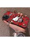 iPhone 13 Pro Max Compatible Silicone Edge Hard Back Case Kitty Pattern Couple Phone Case - 2