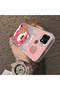Realme C21 Compatible Silicone Edge Hard Back Case Lotso Patterned Couple Phone Case - 4