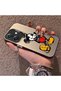 Oppo A3X 4g Compatible Silicone Edge Hard Back Case Mickey Patterned Couple Phone Case - 2