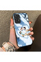For Samsung Galaxy A52 Compatible Silicone Edge Hard Back Case Anime Patterned Couple Phone Case - 3