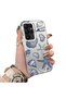 Samsung Galaxy S22 Ultra Compatible Silicone Edge Hard Back Case Shell Patterned Couple Phone Case