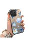 حافظة هاتف من السيليكون متوافقة مع هاتف iPhone 16 Pro Max، حافظة خلفية صلبة بنمط نجم البحر