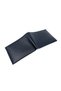 Genuine Leather Men's Wallet – Classic Slim Design with Horizontal Card Holder (Black) - 5